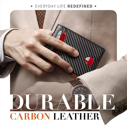 Compact rfid blocking wallet for men