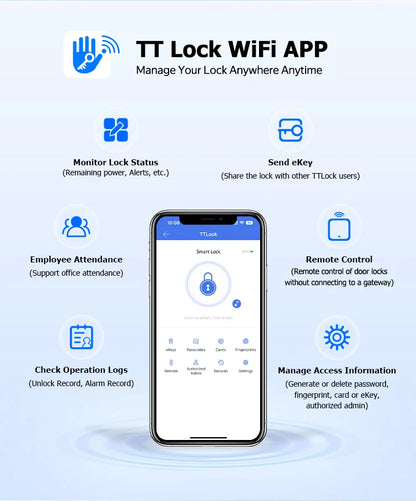 Smart lock with app