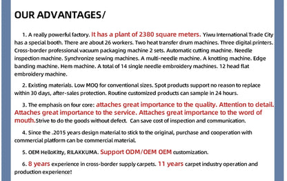 Modern bathroom floor mats