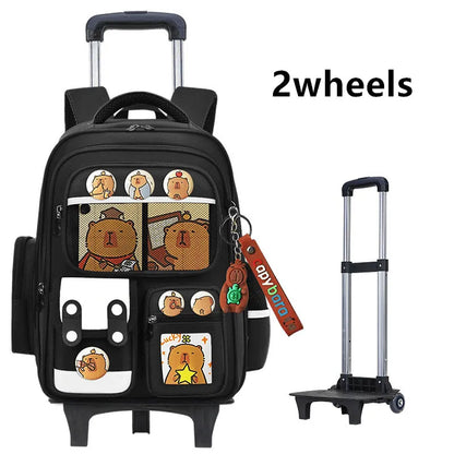 Kids trolley backpack with wheels