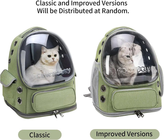 hiking backpack - Pet Supplies - Transparent Folding Pet Carrier Backpack