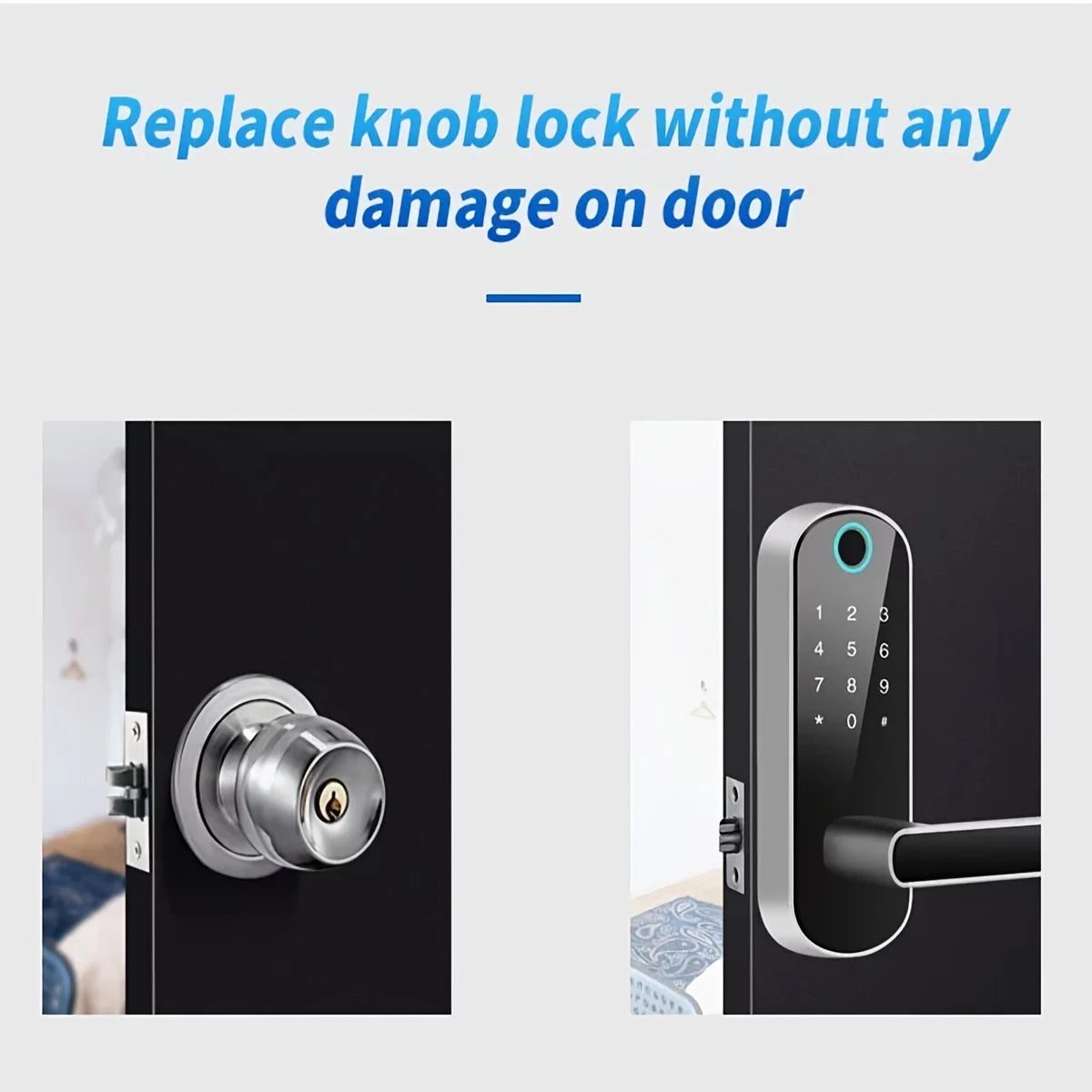 Smart fingerprint door lock