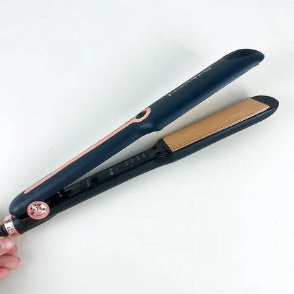 Professional hair iron with temperature control