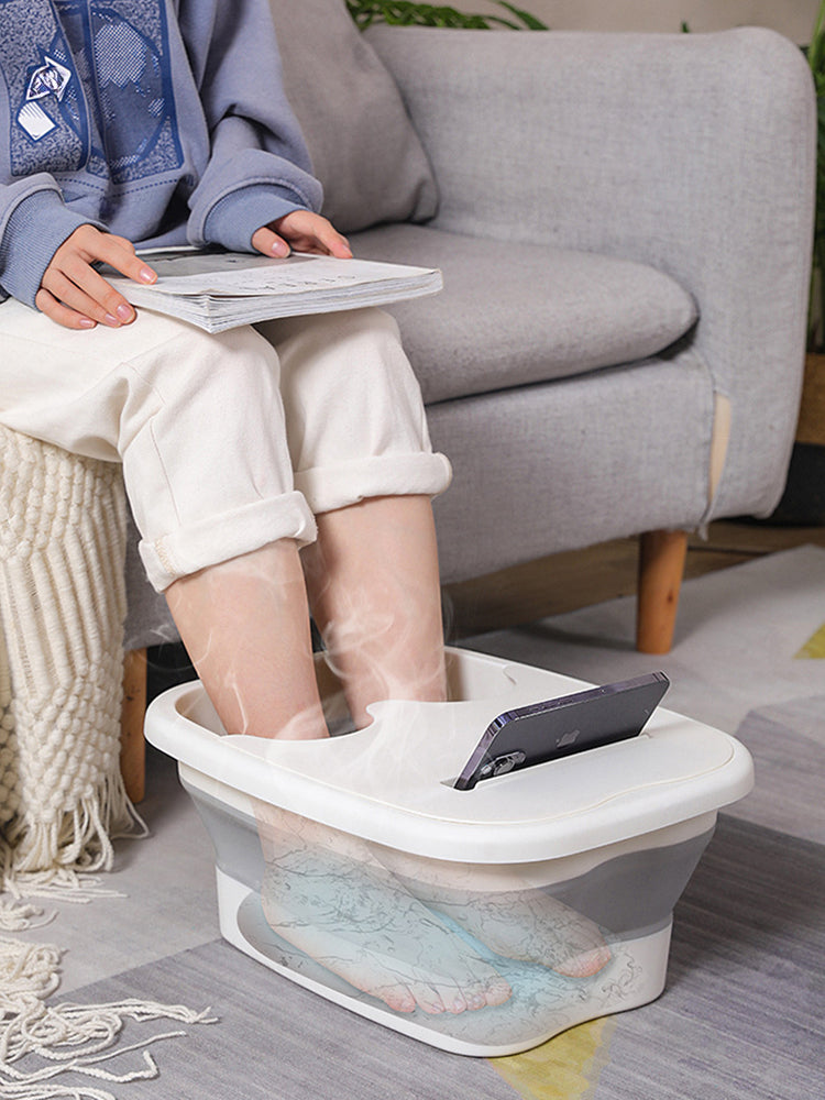 portable foot spa bucket - Home - Kitchen - Bath - Foldable Footbath Massage Bucket