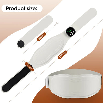 Electric waist heating massager belt