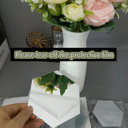 mirrorsticker wall decor - Home Decor - 3D Hexagon Mirror Wall Sticker