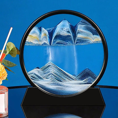 sand art trends - Home Decor - 3D Moving Sand Art Hourglass