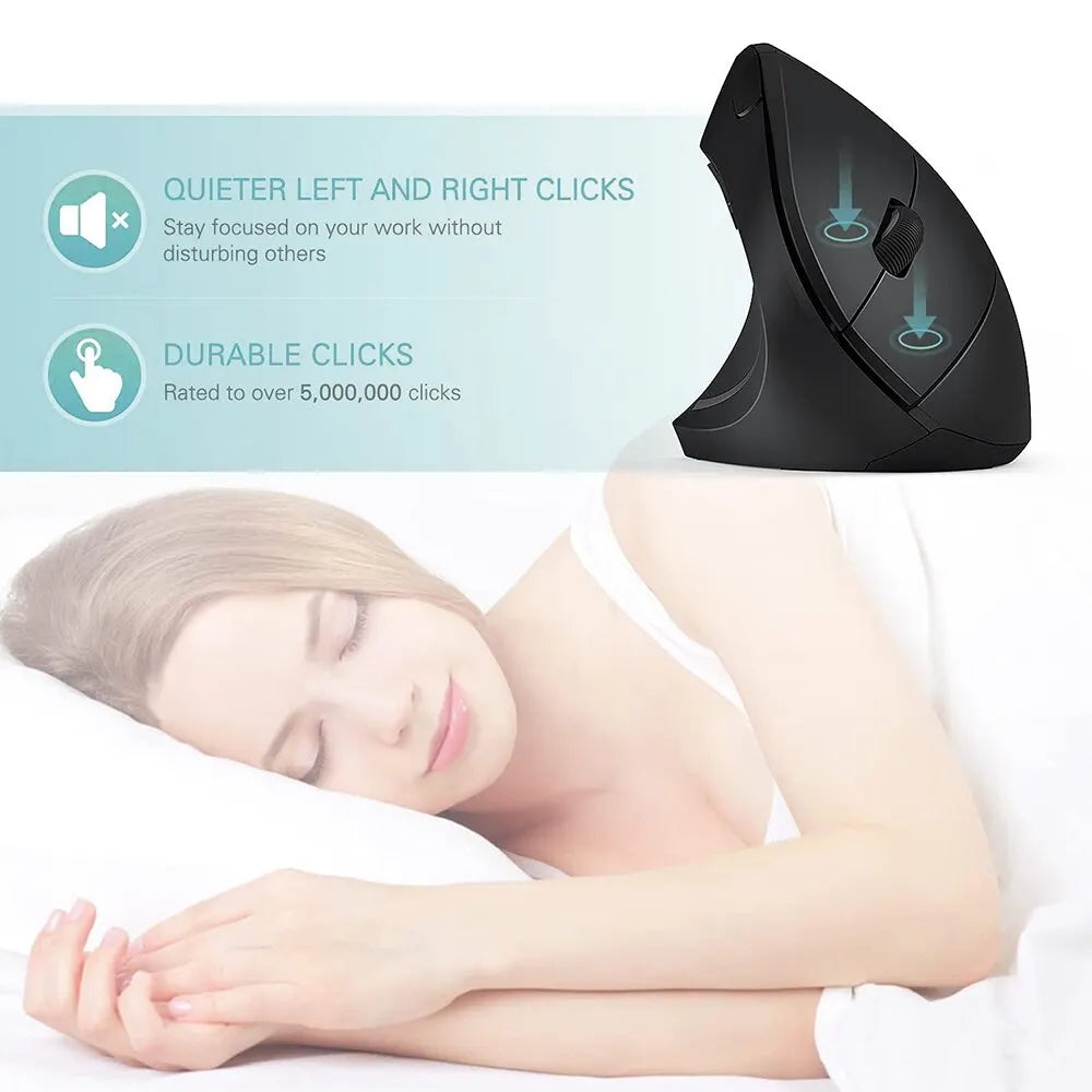 High acceleration vertical mouse