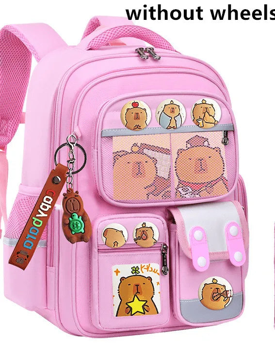 Versatile rolling school bag for kids.