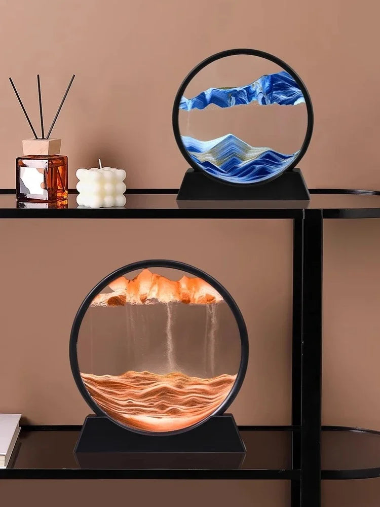 diy moving sand frame - Home Decor - 3D Moving Sand Art Hourglass