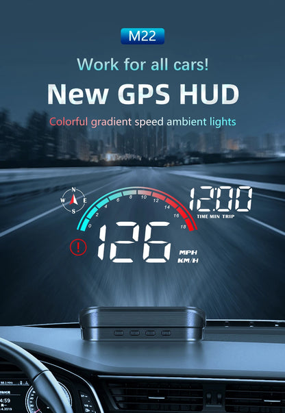 Hud gps speedometer