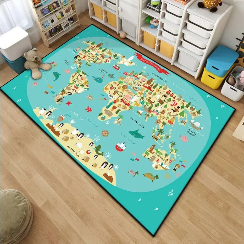 Round area rug