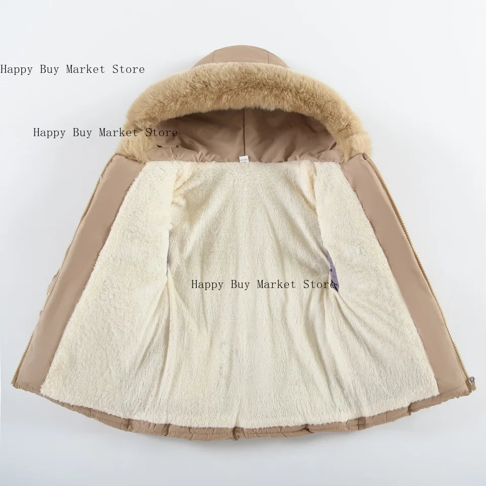 Warm cotton jacket for girls