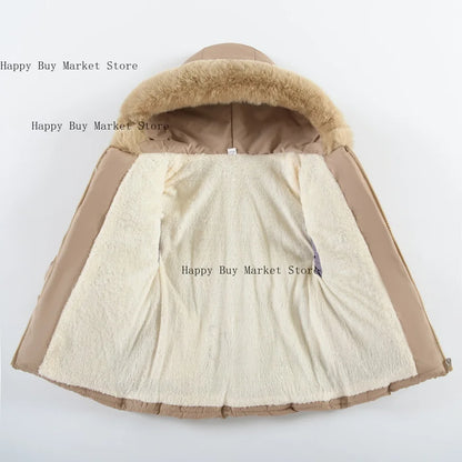 Warm cotton jacket for girls