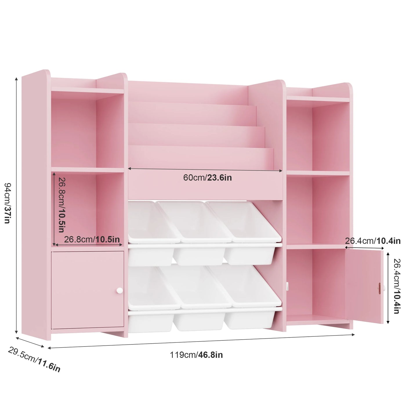 Nursery storage furniture