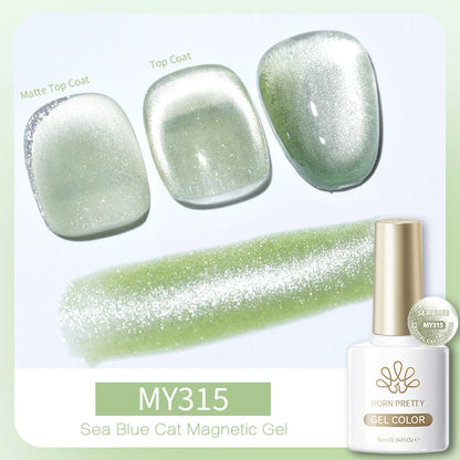 Punk style magnetic gel nail polish