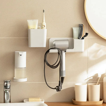 Plastic hair dryer organizer