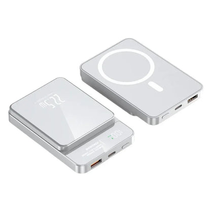 Magnetic wireless charger power bank