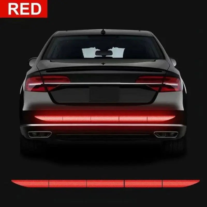 Reflective stripes for car door handles