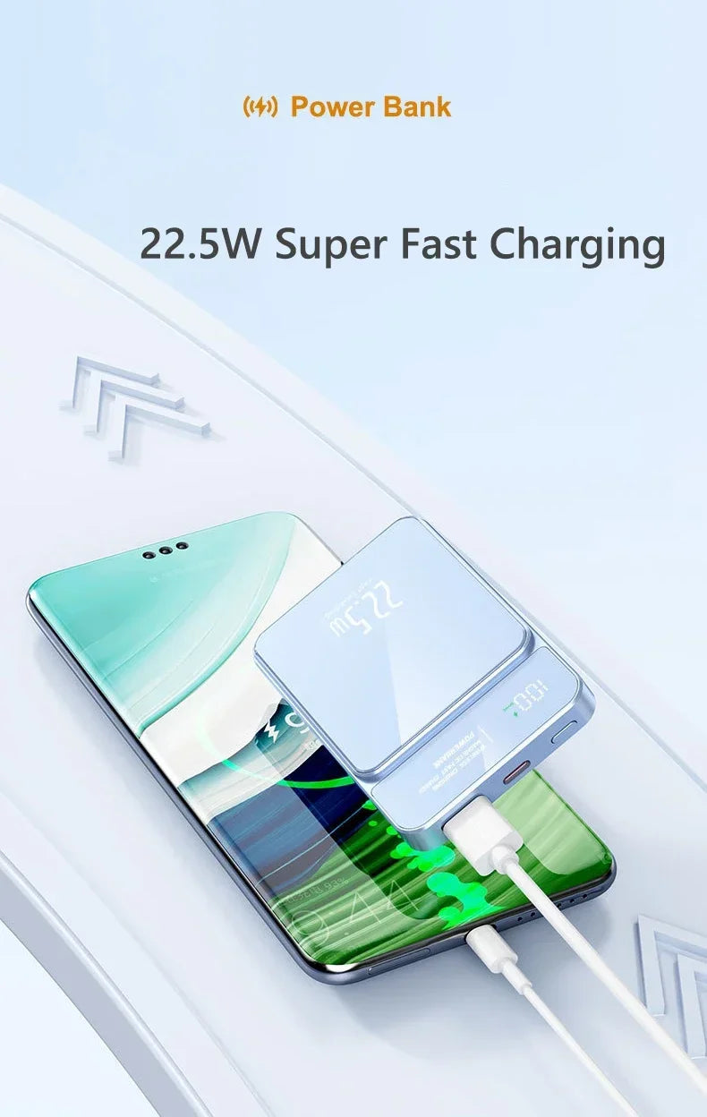 Power bank wireless magnetic for iphone