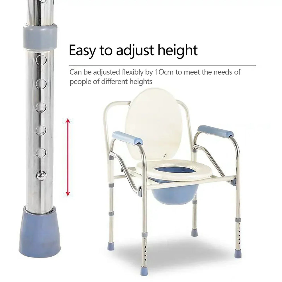 folding commode chair - Medical Supplies - Foldable Commode Chair