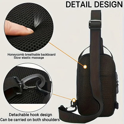 Men's stylish chest pack