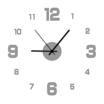 mirror wall clock - Home D-cor - Wall Clock
