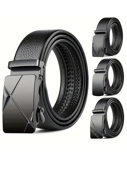 Men's leather belts