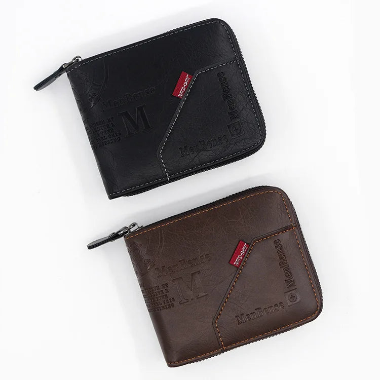 Leather card holder wallet