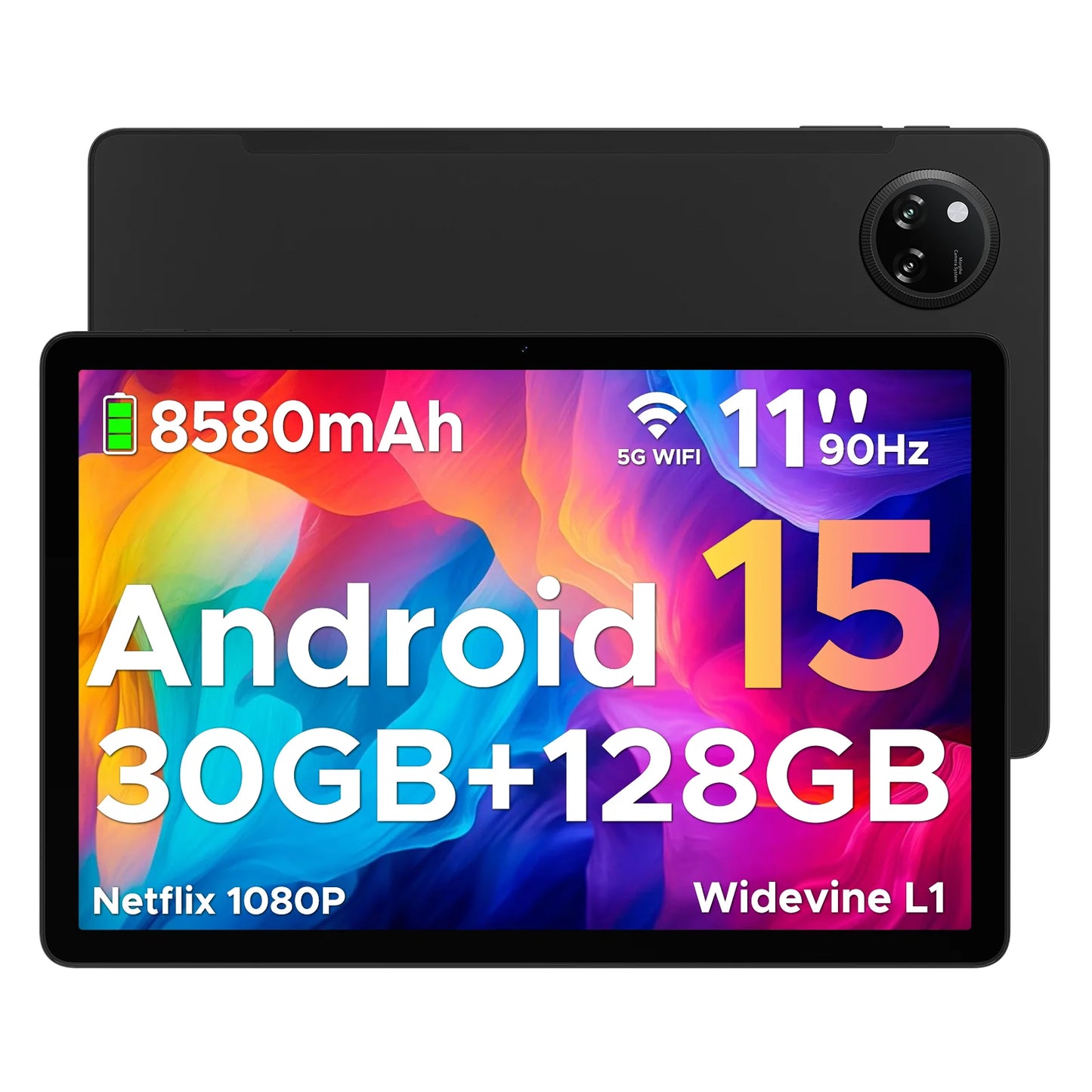 Tablet with dual webcams for video calling