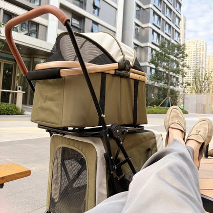 double pet stroller - Pet Supplies - Pet Stroller