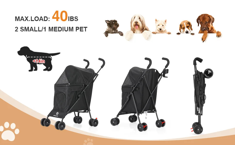 lightweight dog stroller - Pet Supplies - Dog Stroller
