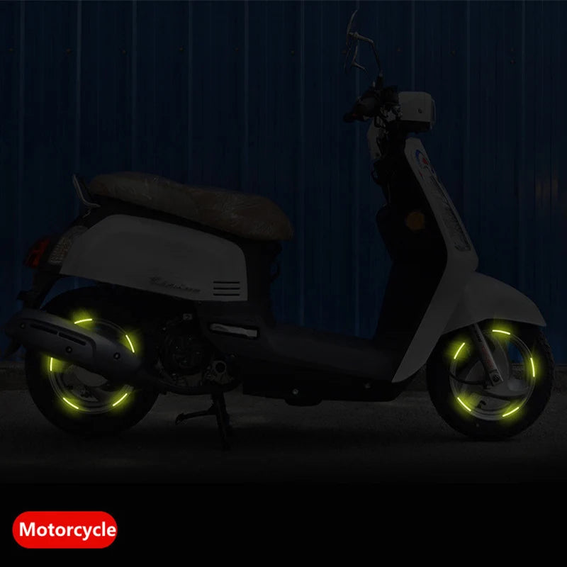 Automobile reflective safety stickers