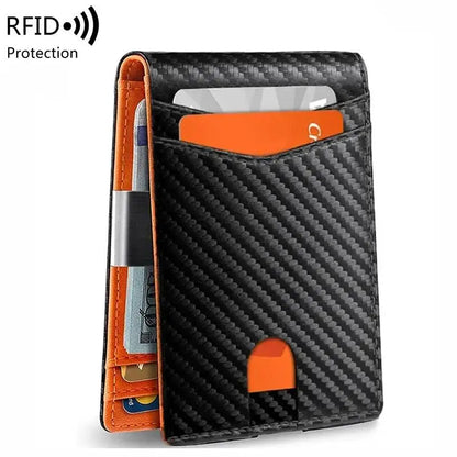 Small carbon fiber wallet male