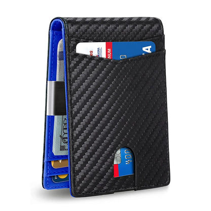 Lightweight men wallet with card slots