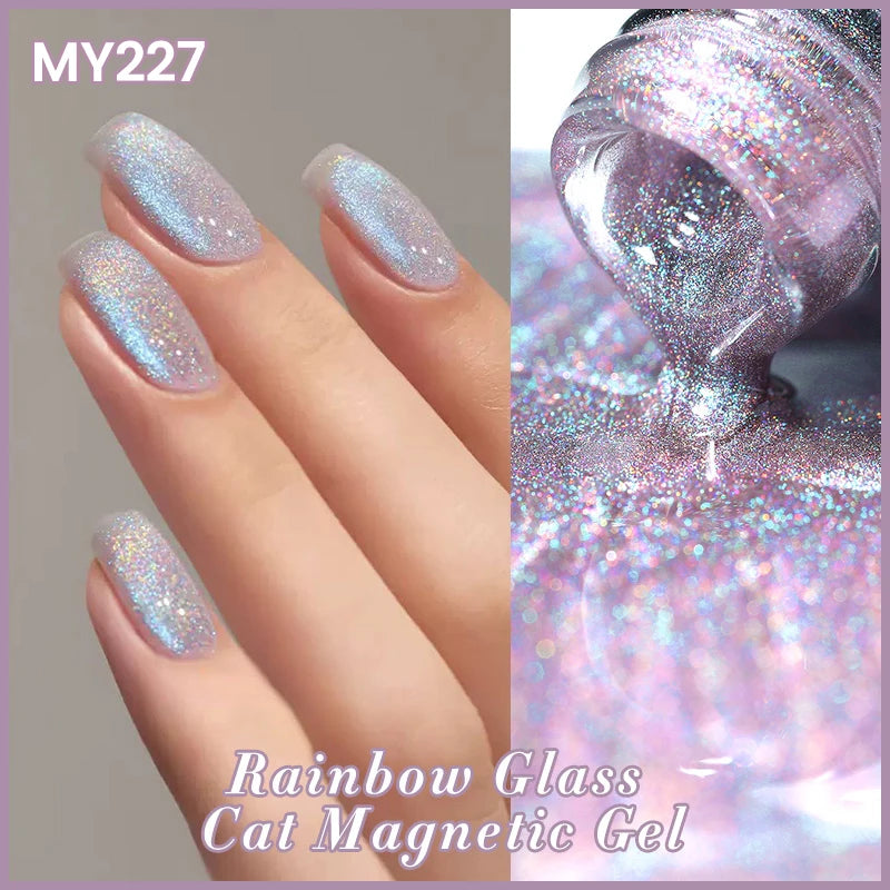 Cat eye effect gel polish