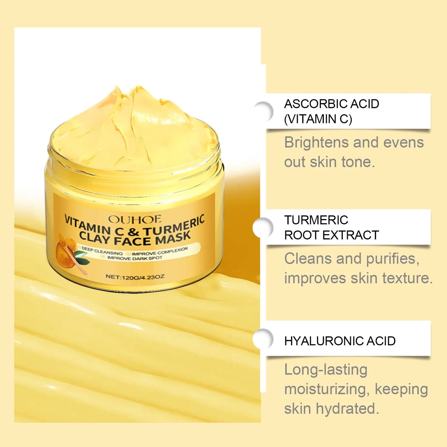 Brighten and hydrate face mask