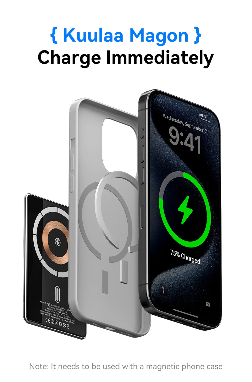 Magsafe power bank for iphone 13