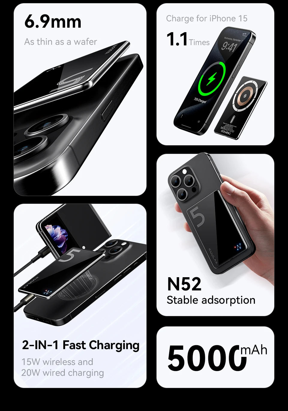 Portable magsafe charger