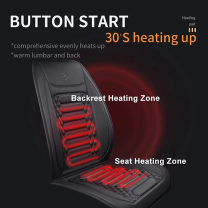 Heated car seat covers