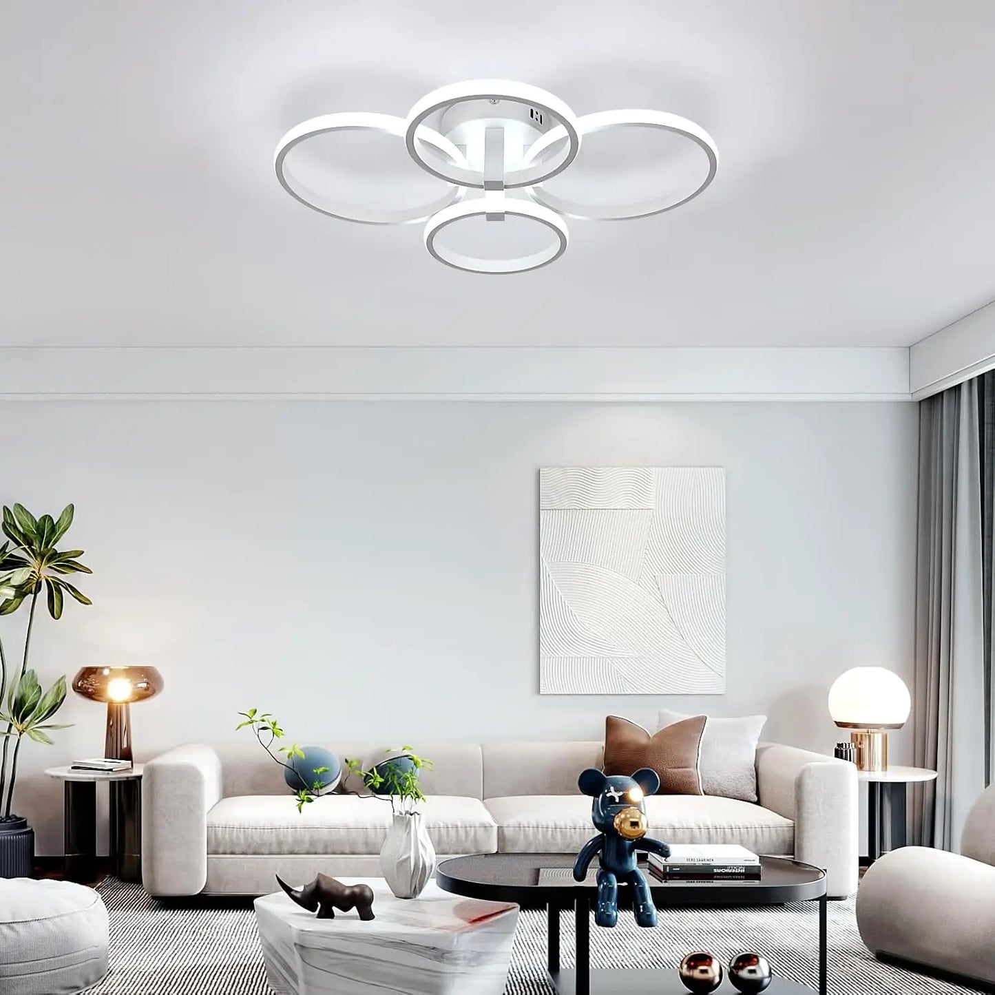 High luminous flux ceiling lamp