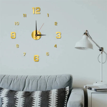 luminous wall clock - Wall Clocks - Luminous Digital DIY Stereoscopic Wall Clock