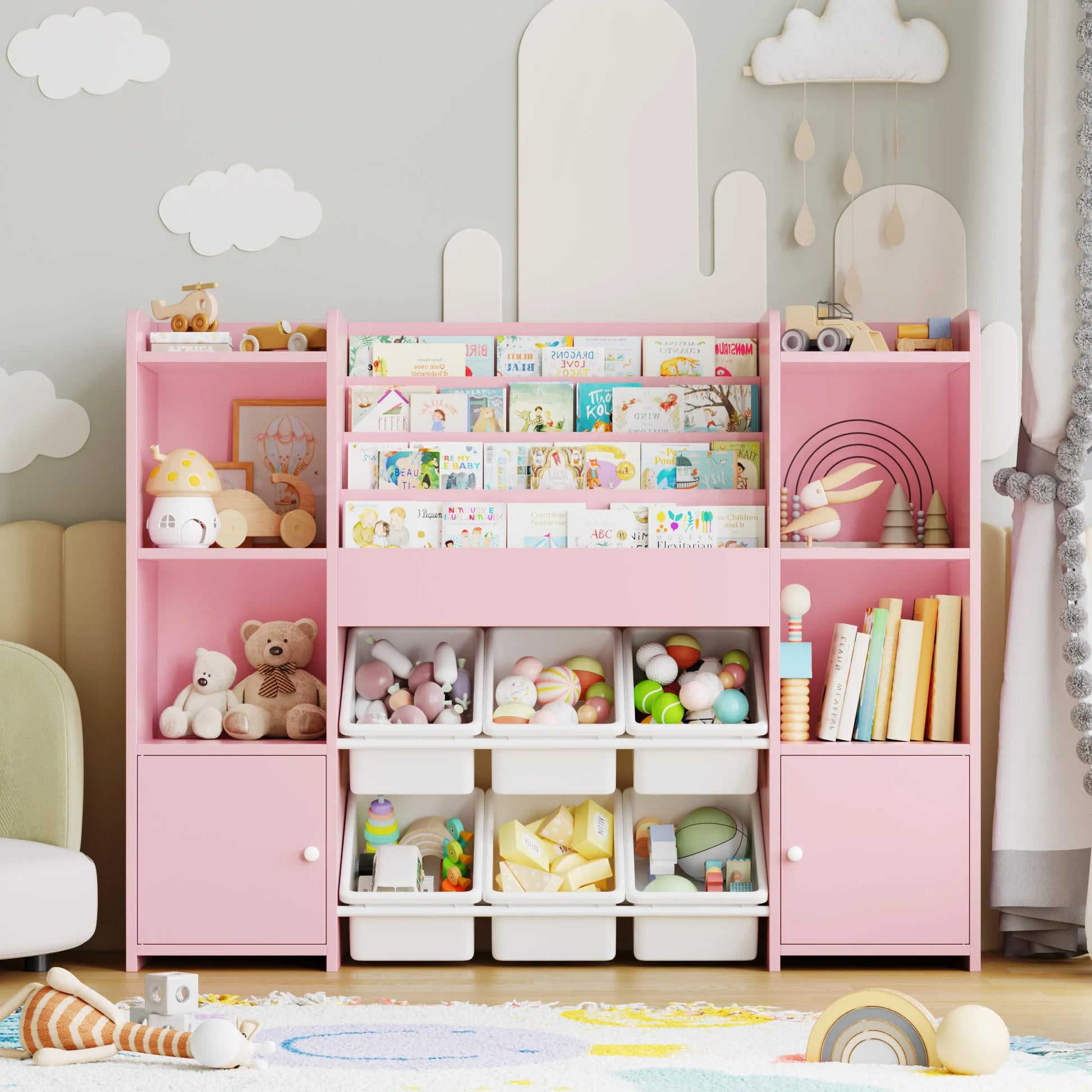 Playroom storage solutions
