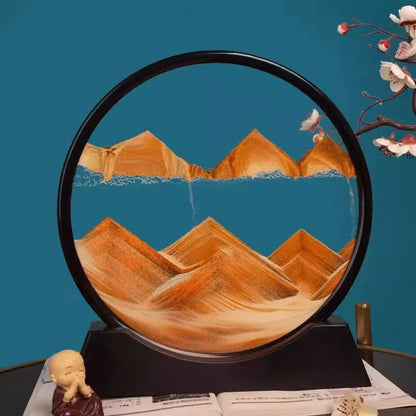 tiktok sand art hourglass - Home Decor - 3D Moving Sand Art Hourglass