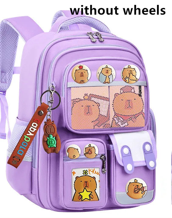 Rolling school bag for kids