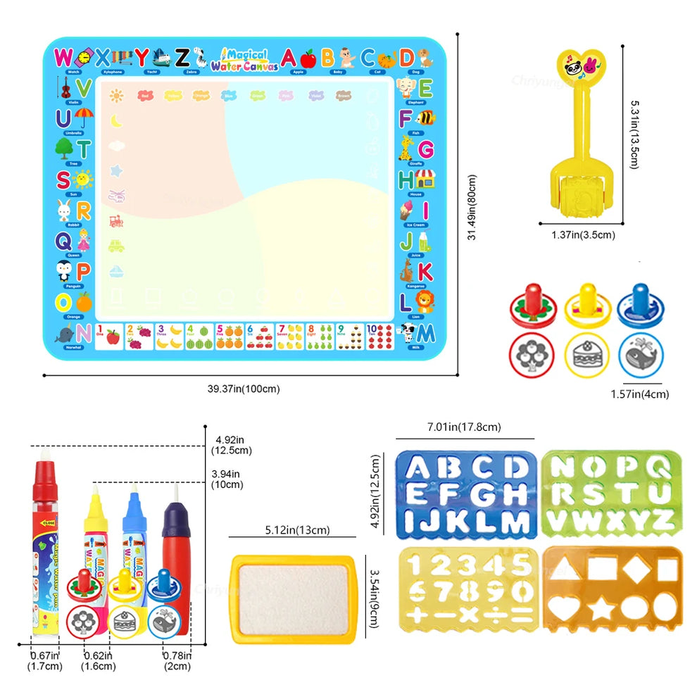 water drawing mat - Educational Toys - Magic Water Drawing Mat