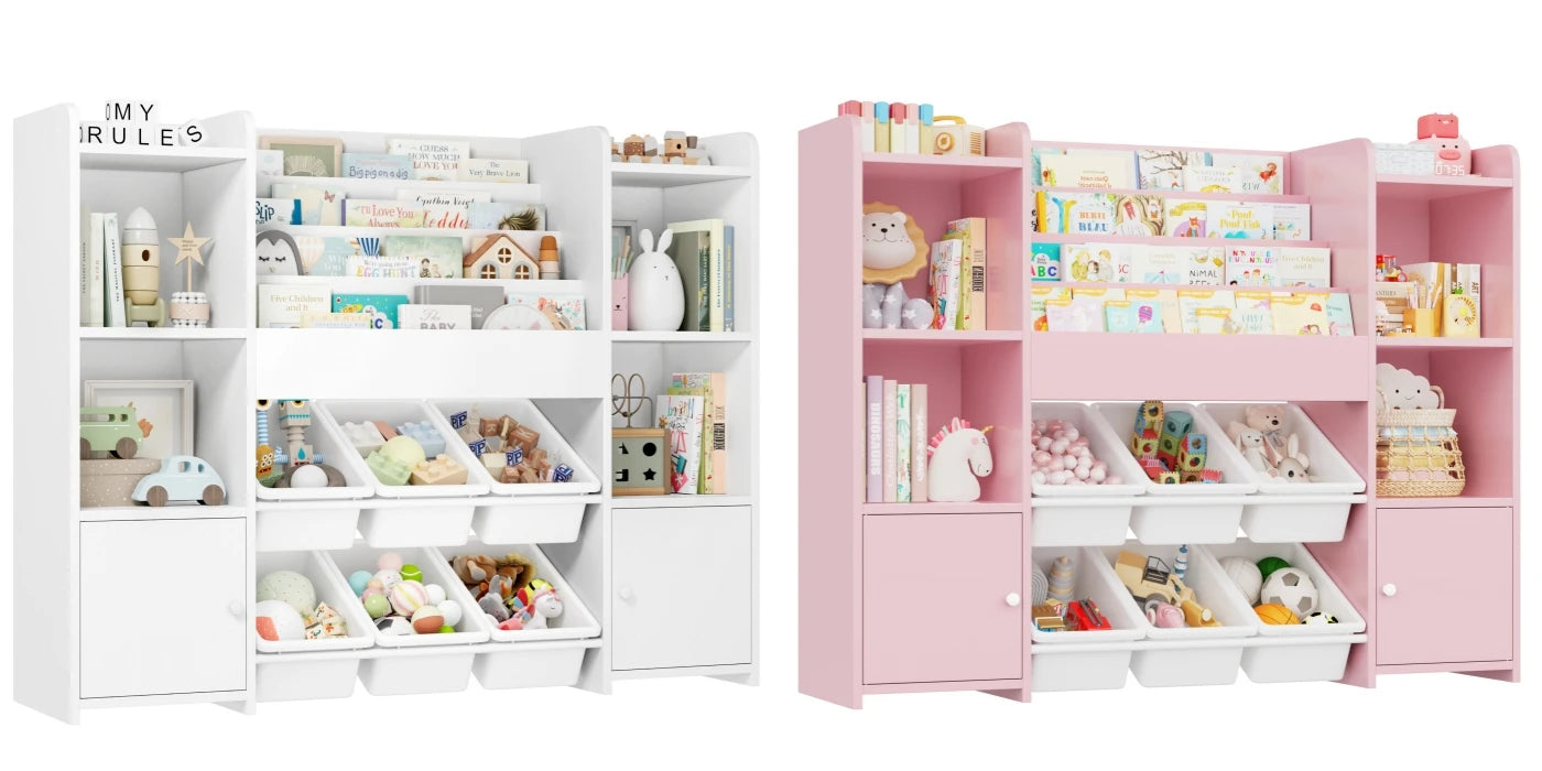 4-tier bookshelf for children's room