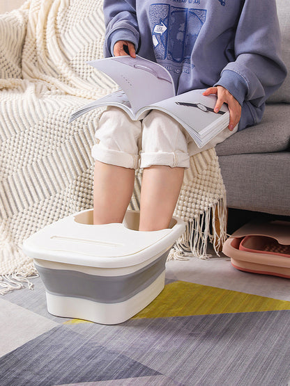 heat foot soak tub - Home - Kitchen - Bath - Foldable Footbath Massage Bucket