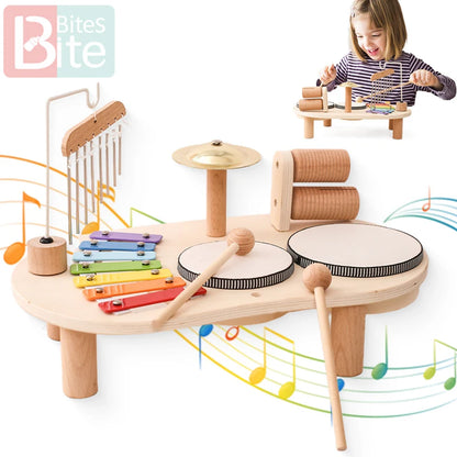baby musical instruments - Musical Toys - Wooden Aeolian Bells Set