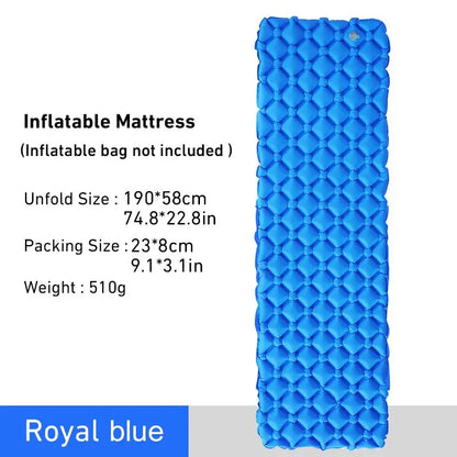 High-quality inflatable camping mattress